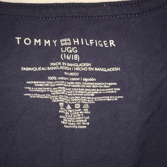 Tommy Hilfiger Short sleeve graphic Crop Top   Youth - Picture 5 of 5